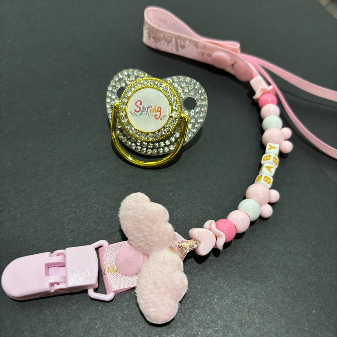 Baby Products Set - Cute Cartoon Silicone Newborn Soother Pacifier