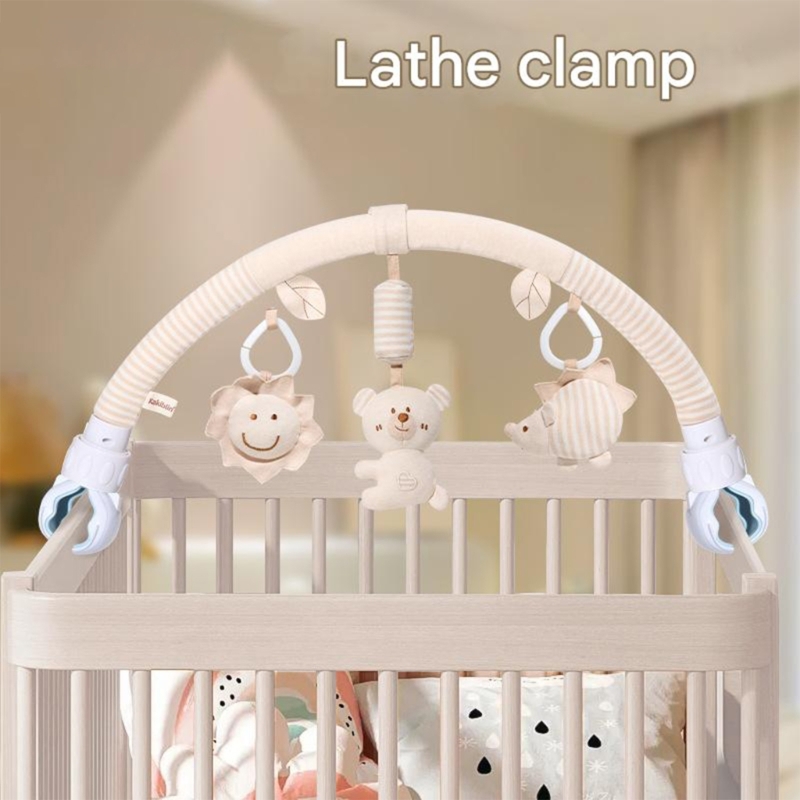 Baby Products Organic - Soft Plush Baby Stroller Hanging Bell