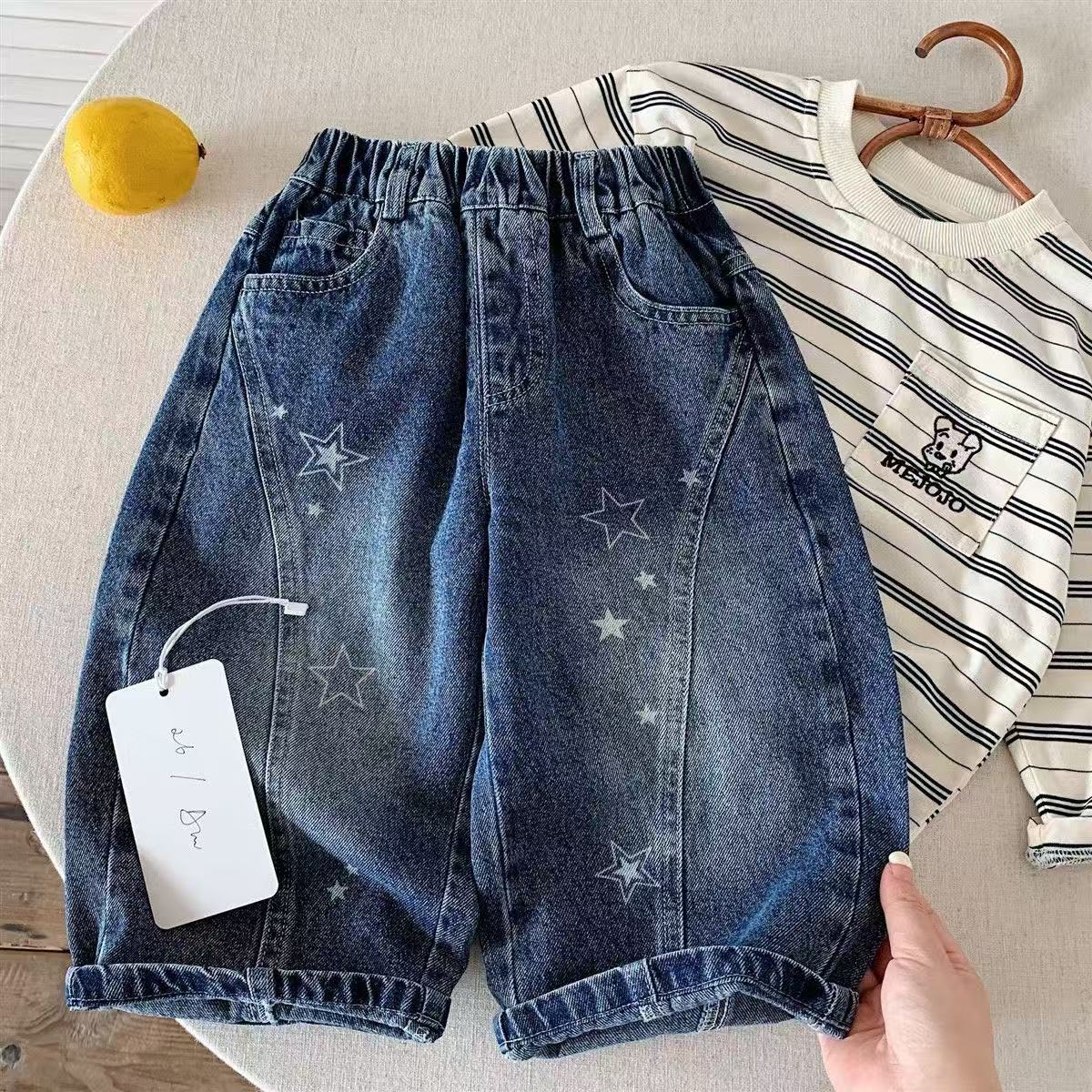 Children's Jeans Spring and Au - огляд і ціна Baby Products Korean