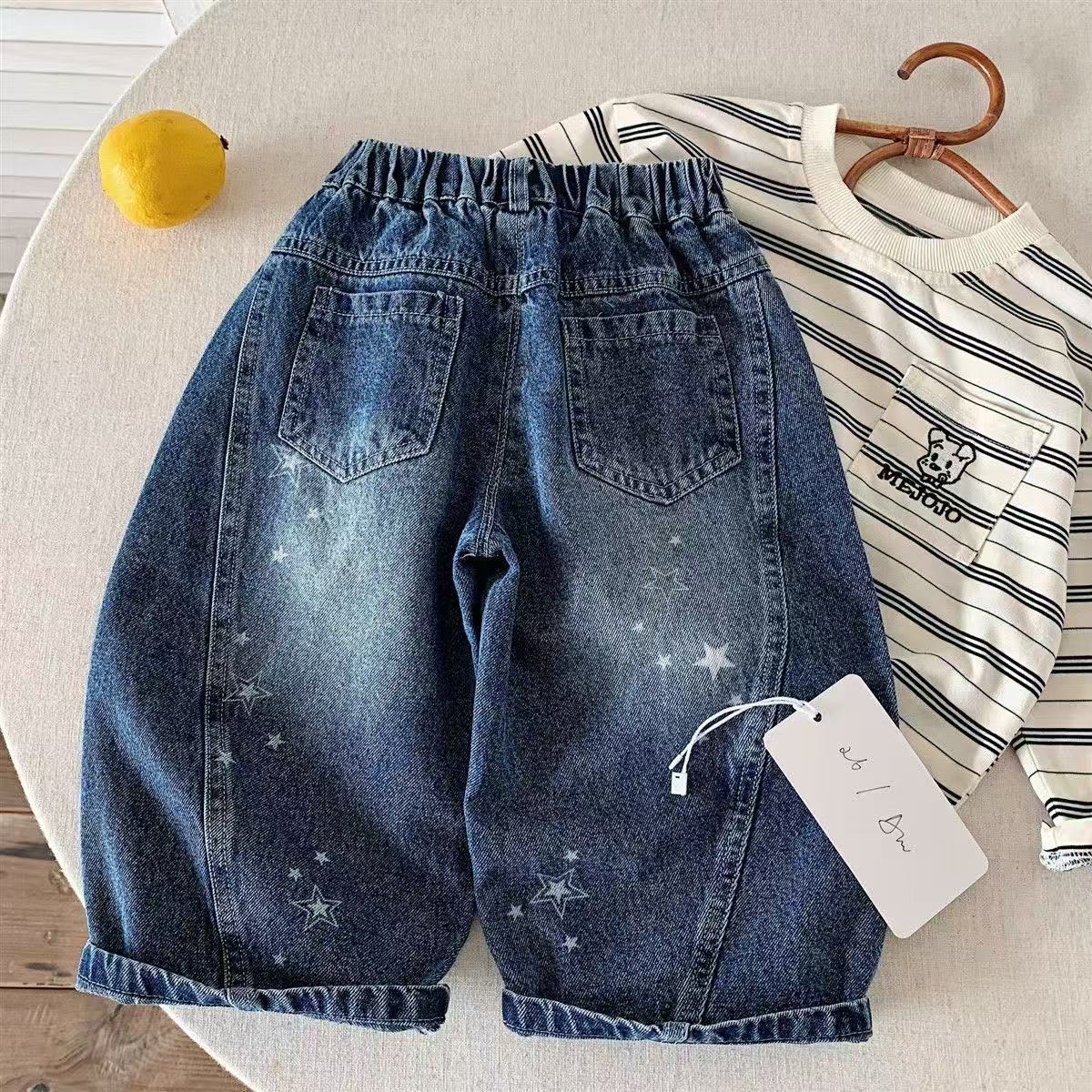 Children's Jeans Spring and Au - огляд і ціна Baby Products Korean