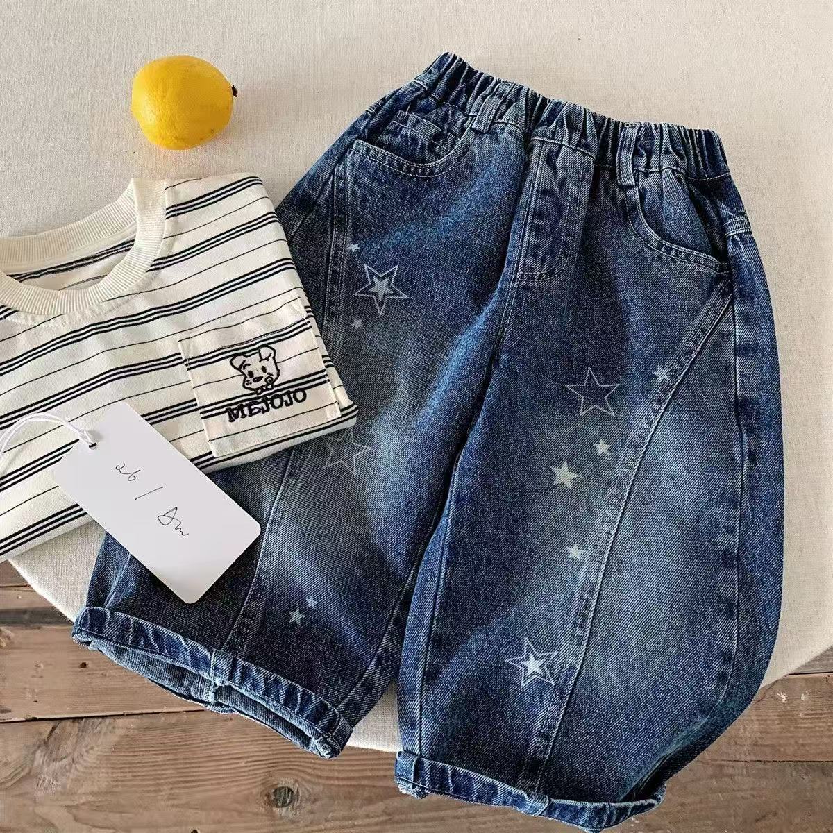 Children's Jeans Spring and Au - огляд і ціна Baby Products Korean