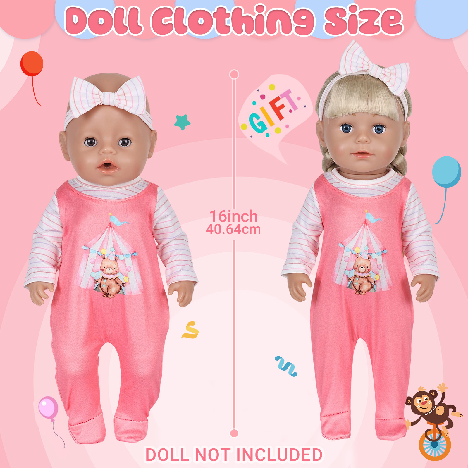Doll Clothes for 16-18inch 40- - огляд і ціна Baby Products Set