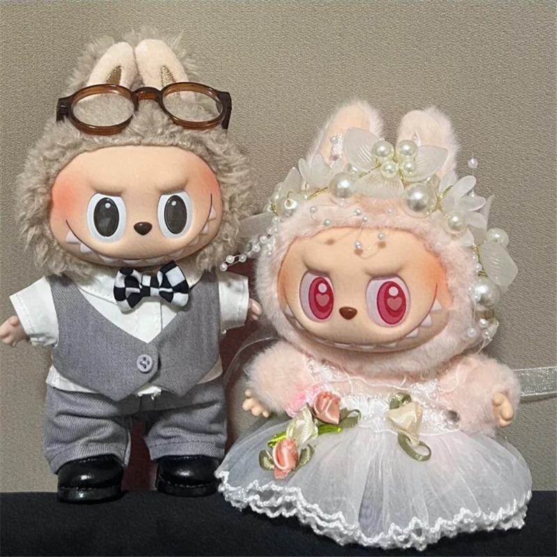 15 17cm For Labubu Doll Weddin - огляд і ціна Baby Products Set