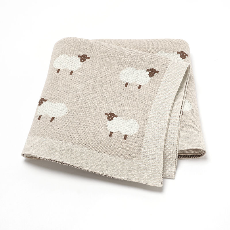 Cute Sheep Print Muslin Newbor - огляд і ціна Baby Products Organic