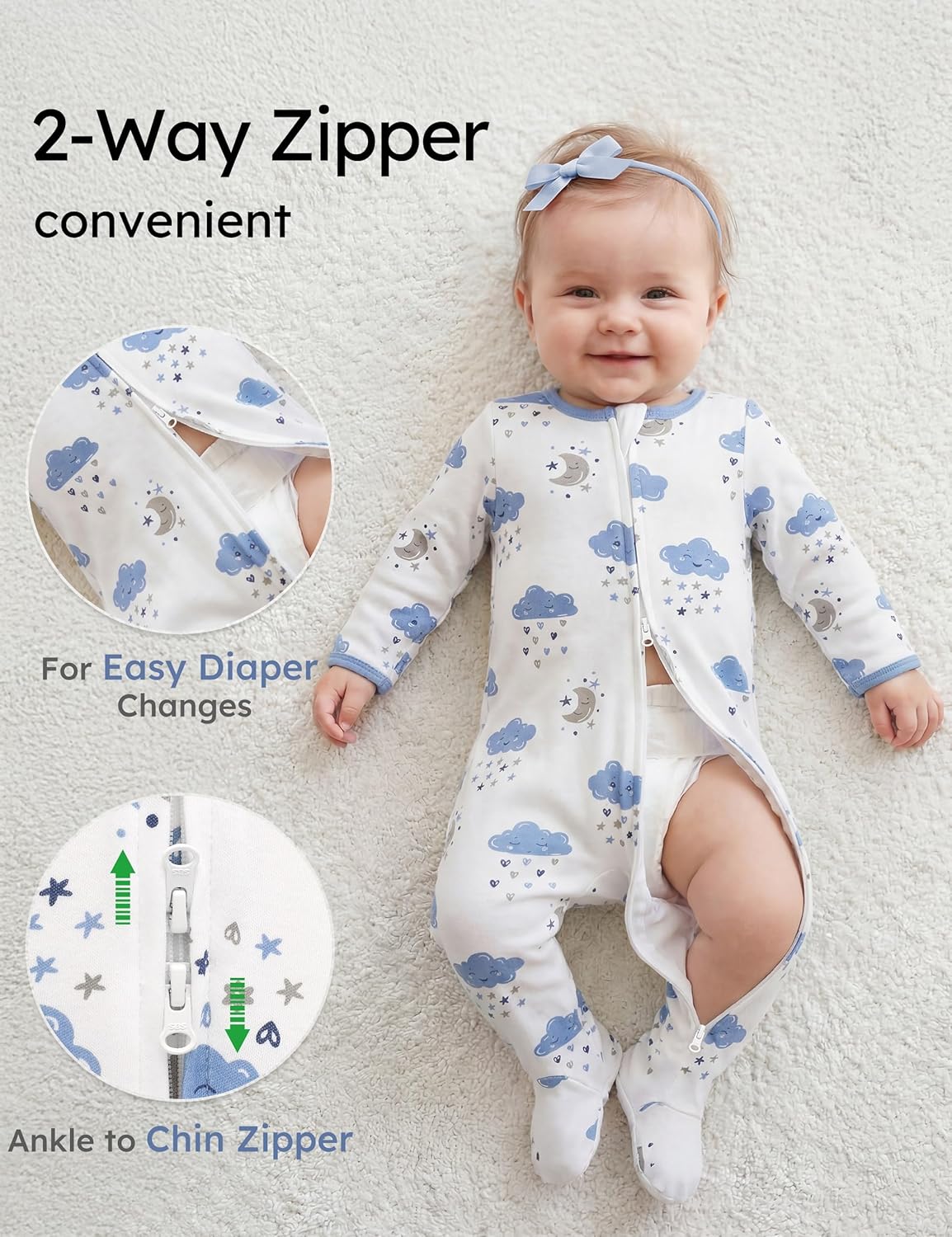 Baby Pajamas 100% Organic Cott - огляд і ціна Baby Products Organic