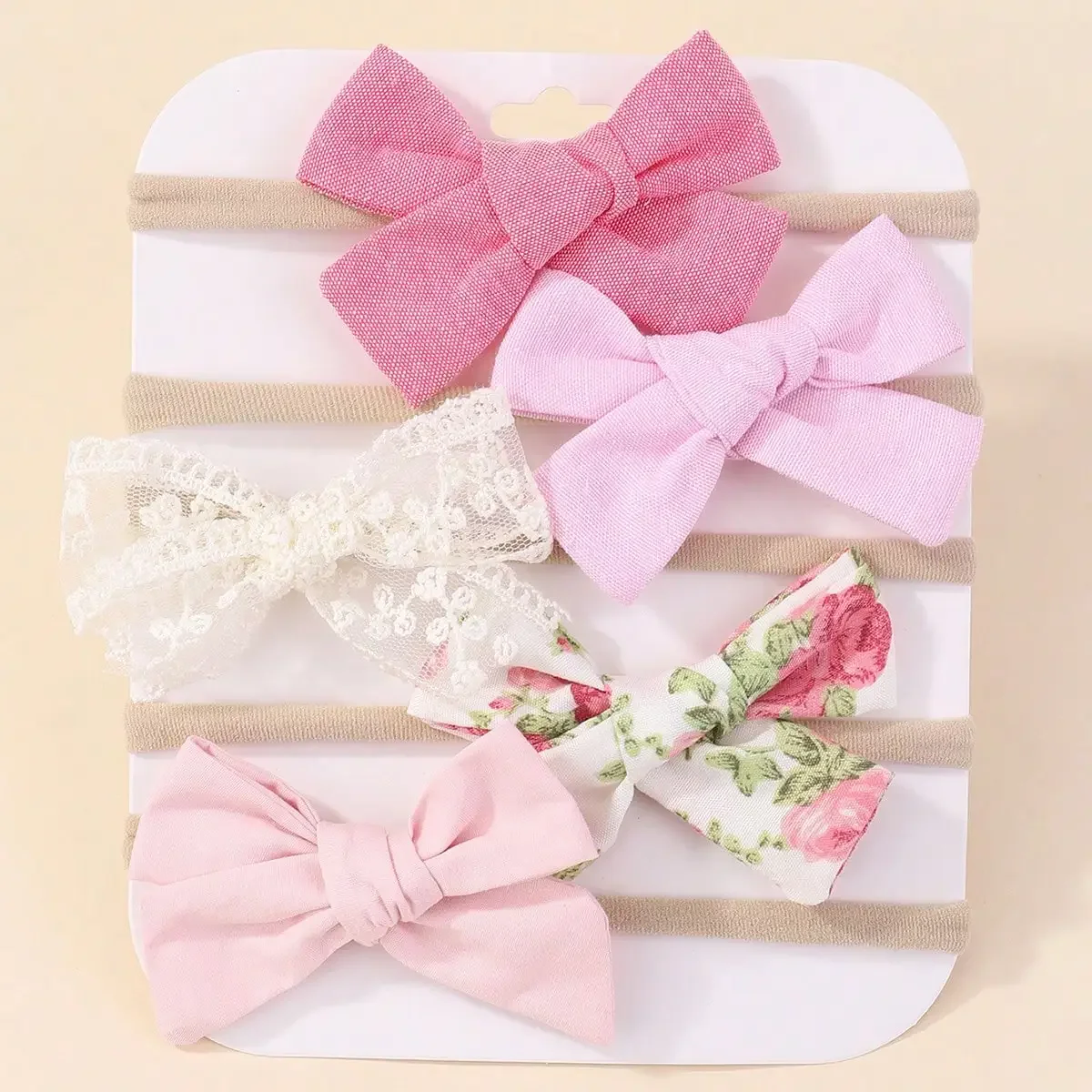 5Pcs/Set Baby Elastic Headband - огляд і ціна Baby Products Set