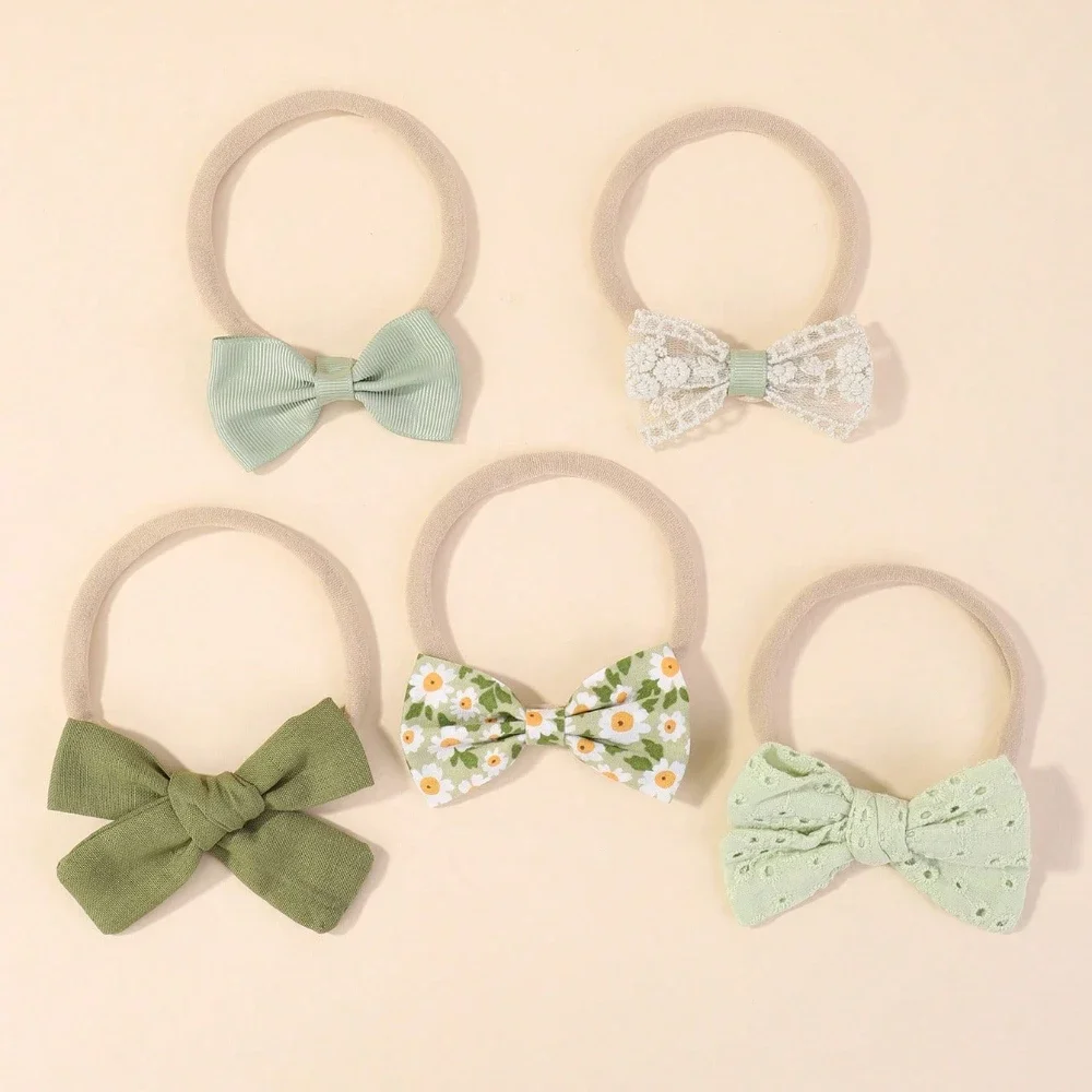 5Pcs/Set Baby Elastic Headband - огляд і ціна Baby Products Set