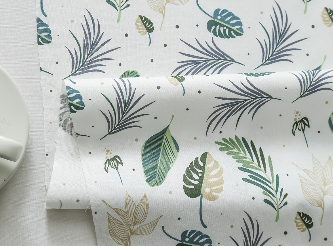 Leaf Printed 100% Cotton Fabri - огляд і ціна Baby Products Organic