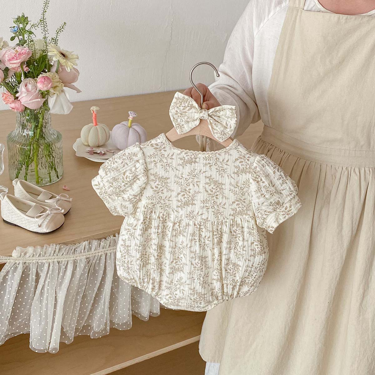 Summer Thin Baby Crepe Cloth F - огляд і ціна Baby Products Korean
