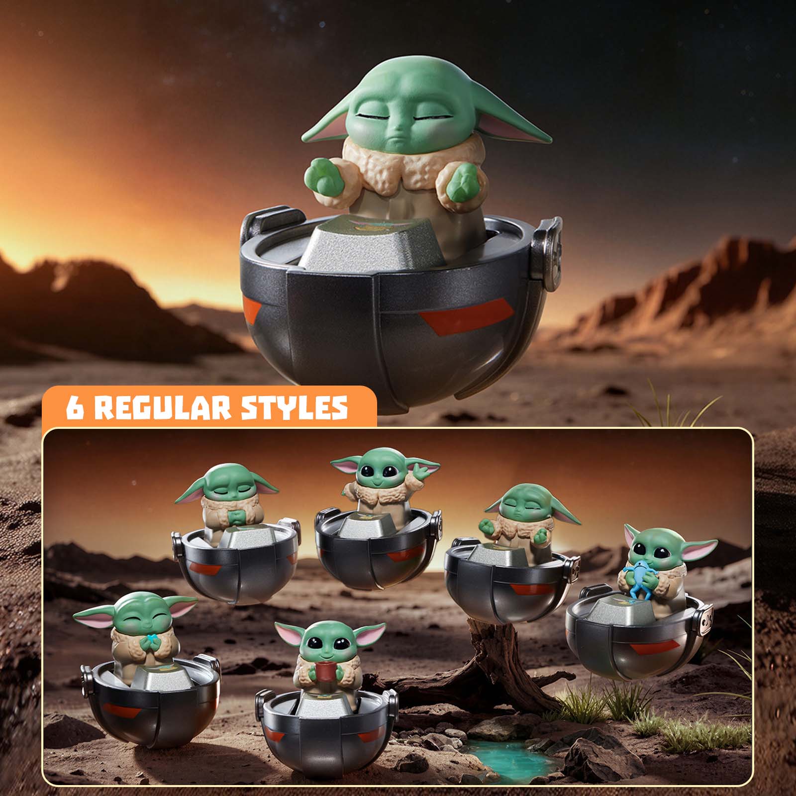 Star Wars Grogu Keycap Blind B - огляд і ціна Baby Products Miniso