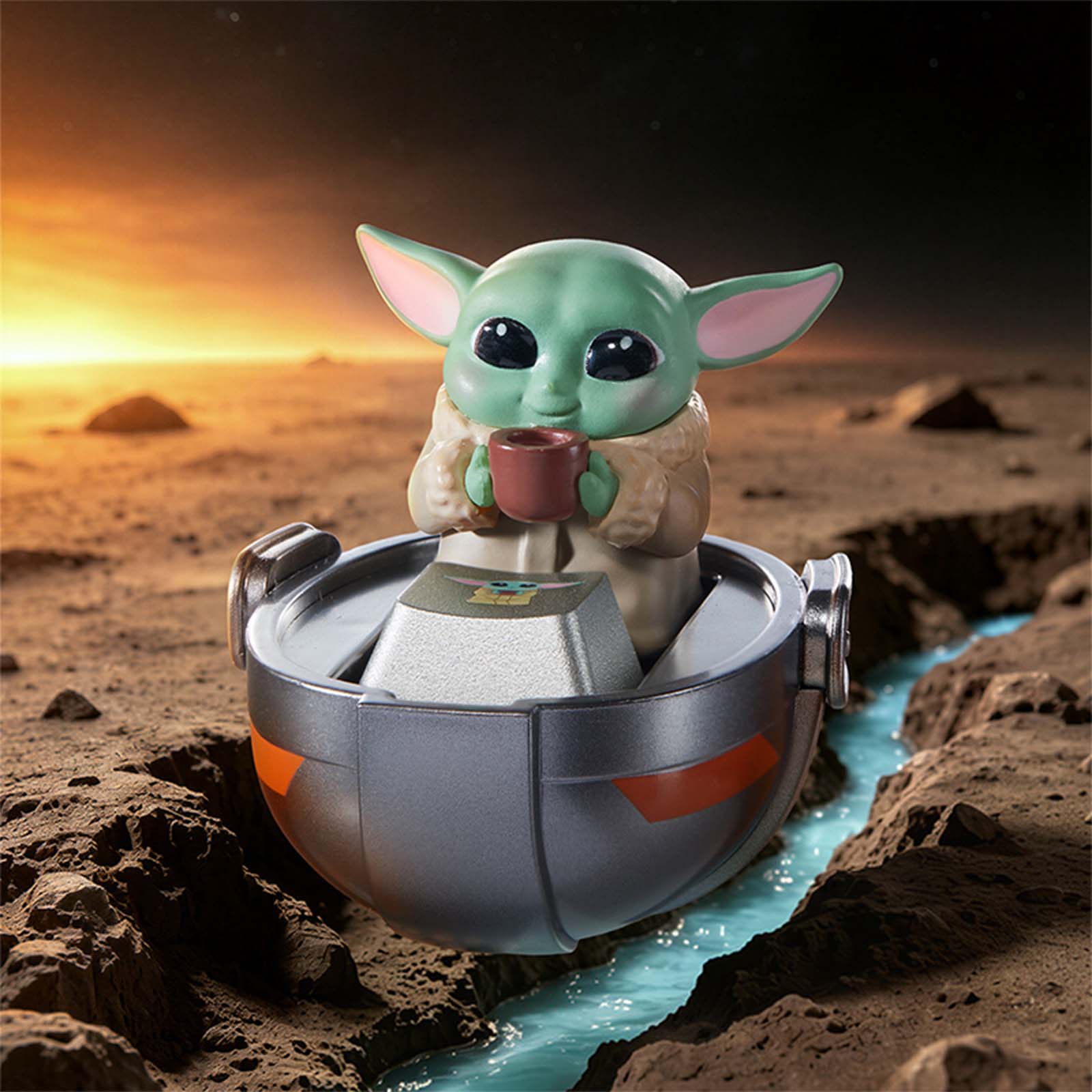 Star Wars Grogu Keycap Blind B - огляд і ціна Baby Products Miniso