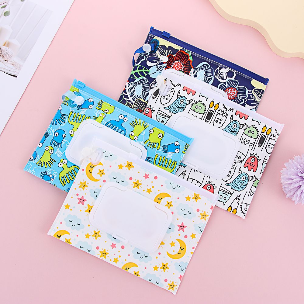 Portable Flip Cover Wet Wipes  - огляд і ціна Baby Products Korean