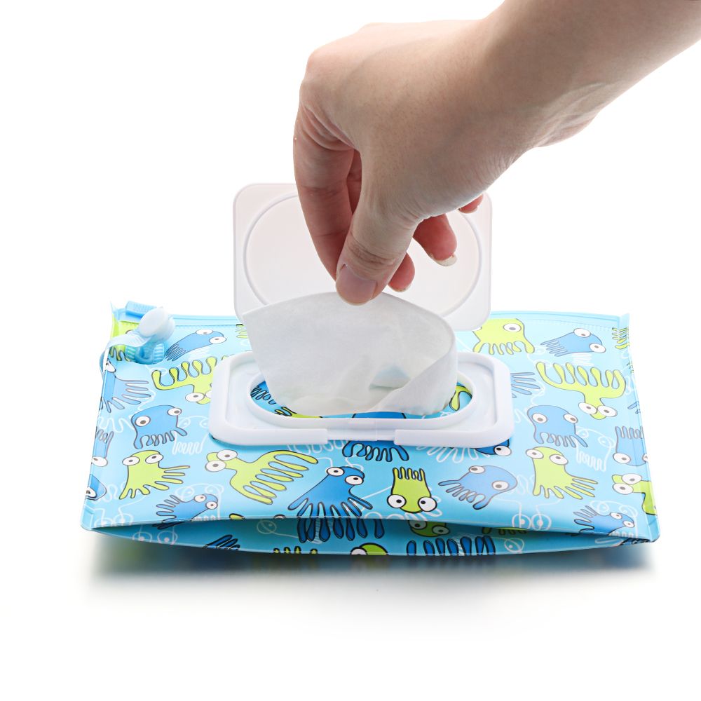 Portable Flip Cover Wet Wipes  - огляд і ціна Baby Products Korean