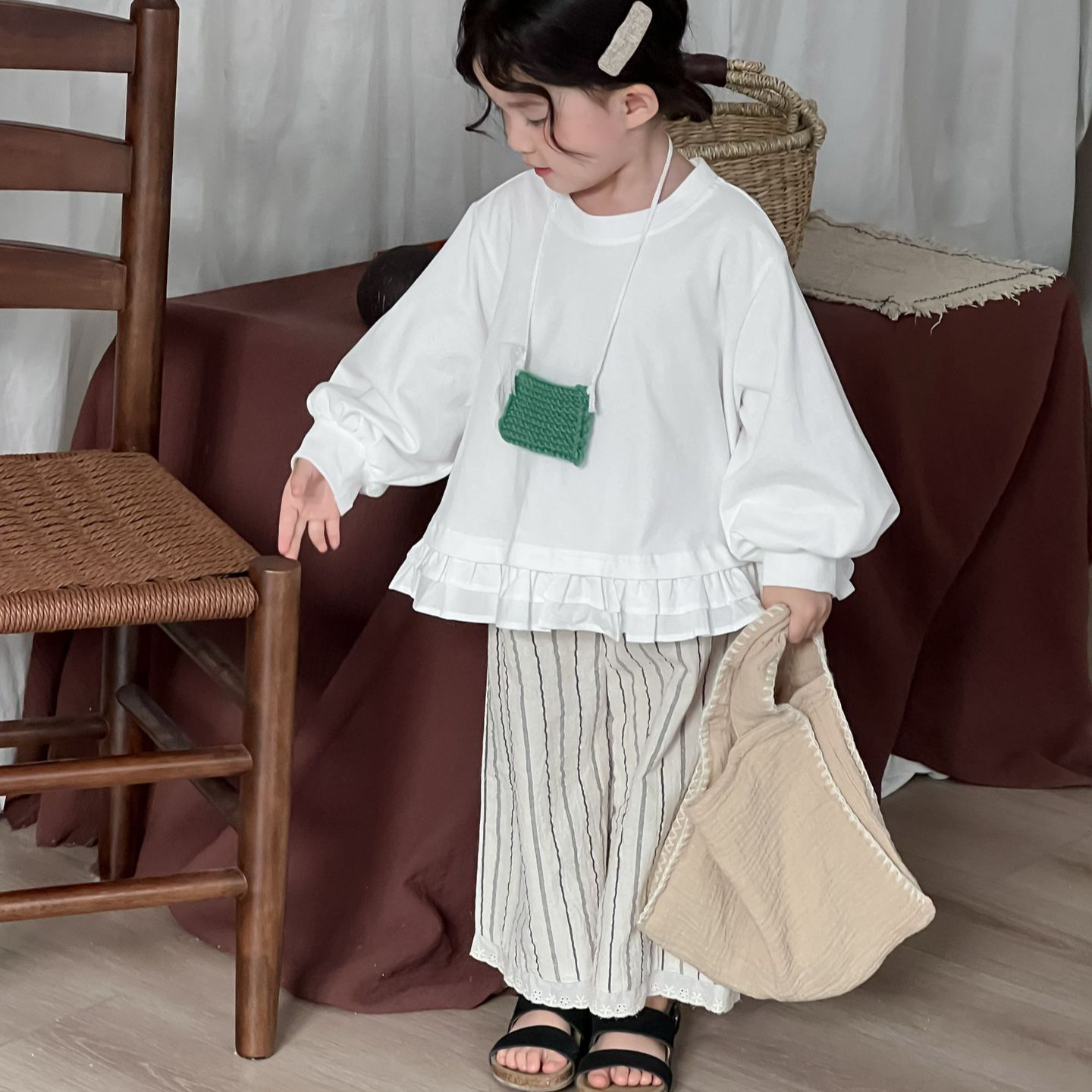 2025 Girls' Baby Retro Loose L - огляд і ціна Baby Products Korean