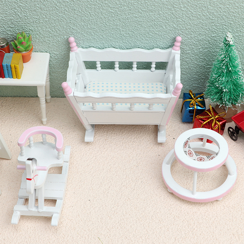 3pcs/set 1/12 Scale Mini Woode - огляд і ціна Baby Products Set