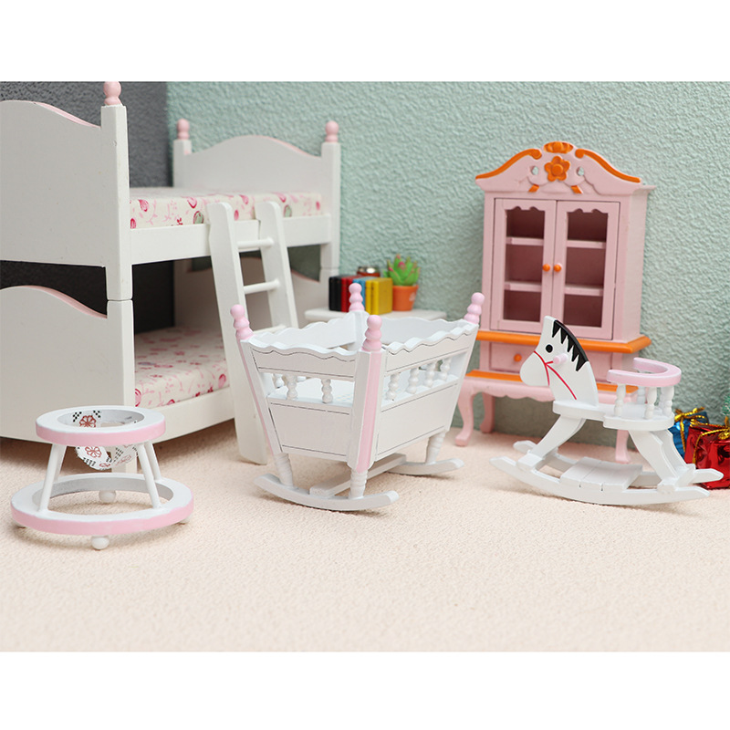 3pcs/set 1/12 Scale Mini Woode - огляд і ціна Baby Products Set