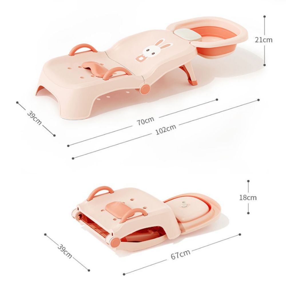 Adjustable Children's Shampoo  - огляд і ціна Baby Bath Tub Foldable