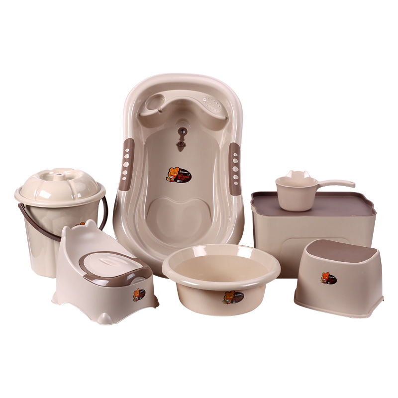 Baby Bath Tub 7-Piece Set with - огляд і ціна Baby Bath Tub Foldable