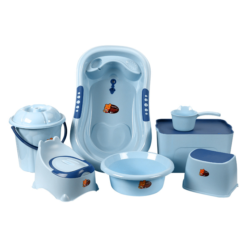 Baby Bath Tub 7-Piece Set with - огляд і ціна Baby Bath Tub Foldable