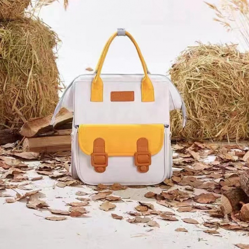 Color Blocked Backpack for Mom - огляд і ціна Baby Products Korean