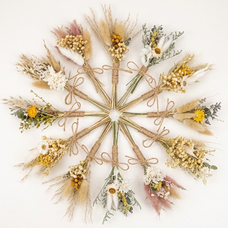 Mini Dried Flower Bouquet Natu - огляд і ціна Baby Products Gift